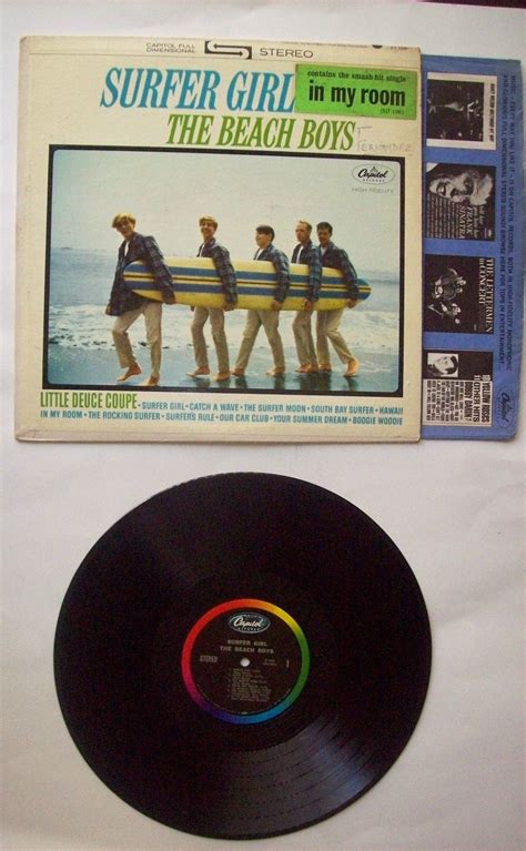 Capitol Records First Edition/First Press The Beach Boys Surfer Girl Vinyl Lp | Beach boys ...