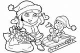 Nick Jr Christmas Coloring Pages sketch template