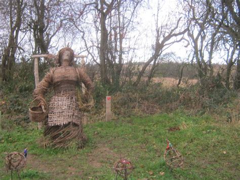 Sculpture in Low Burnhall Wood © peter robinson :: Geograph Britain and Ireland