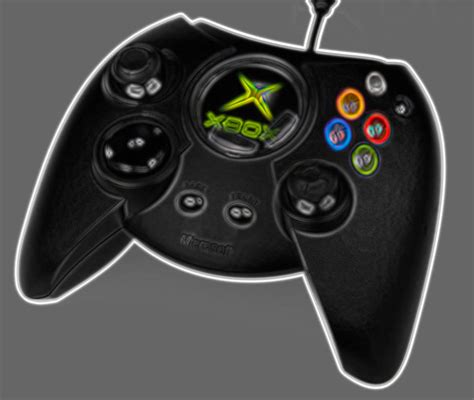 Xbox Original Controller [Neon] by GaelGaming1 on DeviantArt