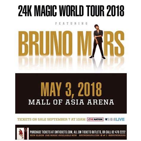 24K Magic World Tour: Bruno Mars live in Manila | Philippine Concerts