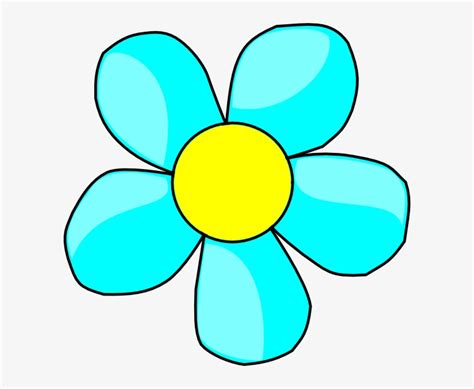 Flower Clipart With Transparent Background Blue Flowers Clip Art Transparent PNG 600x594 Free ...