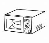 Oven Coloring Page sketch template