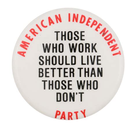 American Independent Party | Busy Beaver Button Museum