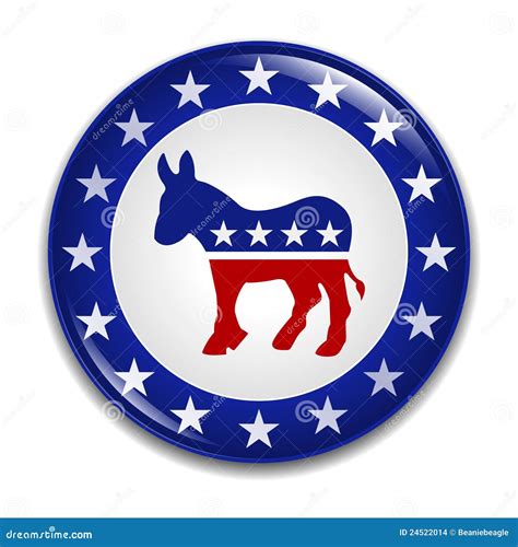 Democratic Party Logo Badge Editorial Stock Image - Image: 24522014