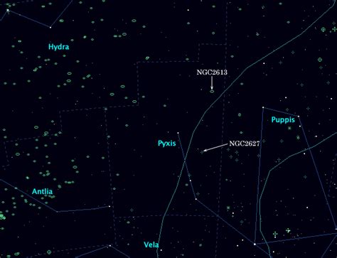 Constellation Clickable Map(69) “Pyxis”