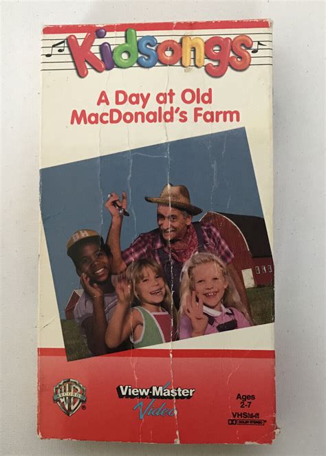 VHS Kidsongs A Day at Old MacDonald's Farm (1985) Kids Songs Movie Ships 🆓! 75993811131 | eBay