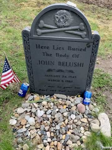 John Belushi Grave - "John Belushi" Dirt From Near His Grave Site Encapsulated ... / More ...