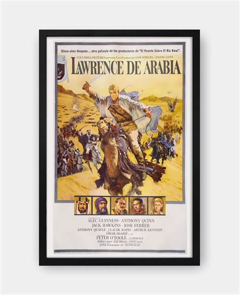 Lawrence of Arabia (1962) Movie Poster - The Curious Desk