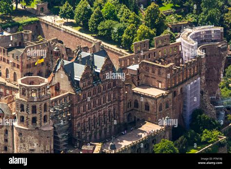 Heidelberg Castle, Heidelberg Castle Ruins, Friedrich Building, Heidelberg, Rhein-Neckar-Kreis ...