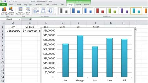 Excel 2010 Tutorial 12 - Chart Overview - YouTube