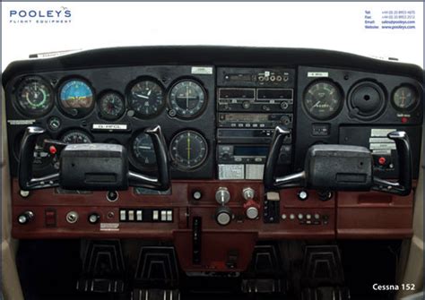 Cessna 152 Cockpit Poster | Pooleys | Classroom Posters