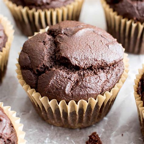 Gluten Free Vegan Dark Chocolate Muffins Recipe (Dairy Free) - Beaming Baker