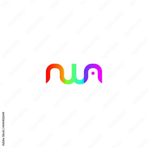 NWA Logo Simple and Modern Design Stock Vector | Adobe Stock