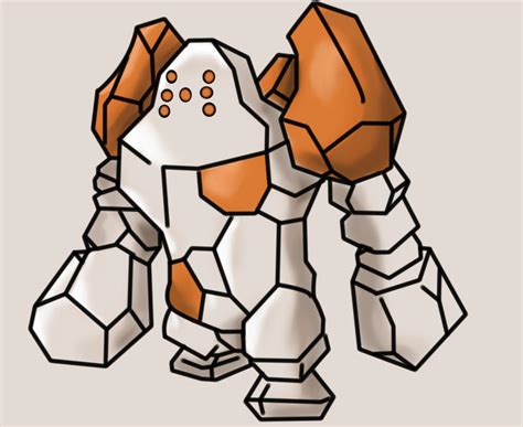 Regirock by Xingle on DeviantArt