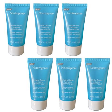 Neutrogena Hydro Boost Hydrating Cleansing Gel 0.5 Oz (Pack Of 6 ...