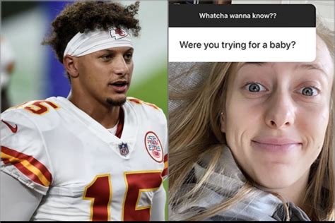 Video: Patrick Mahomes' Fiancée Brittany Matthews Says Pregnancy Wasn't Planned & Was a Surprise ...