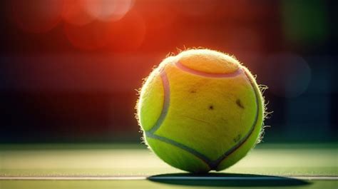 Premium AI Image | closeup tennis sport ball