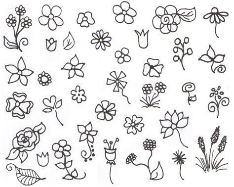 Flower Drawing For Beginners at GetDrawings | Free download