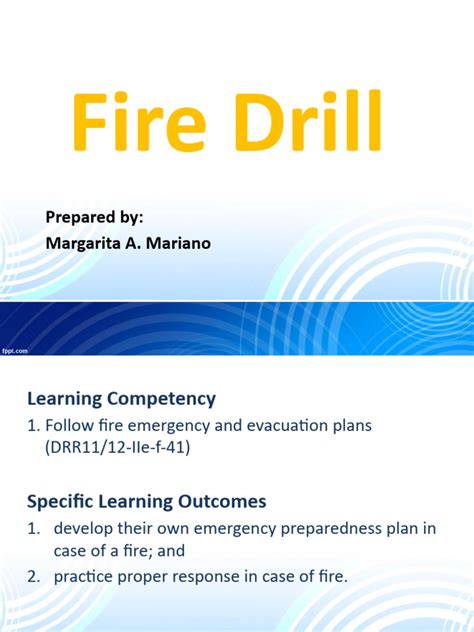 Fire Drill | PDF