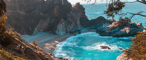 Beach Nature Sea Scenery, 3840X1600 Nature HD wallpaper | Pxfuel