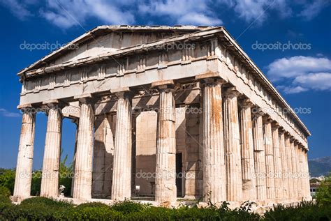 Ancient Temple of Hephaestus, Athens in Greece — Stock Photo ...