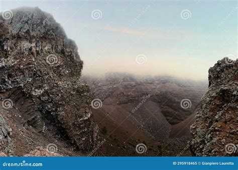 The Crater of Mount Vesuvius, (Naples, Campania, Italy) One of the Most Famous and Celebrated ...