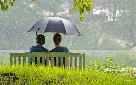 Romantic Rainy Day Wallpaper