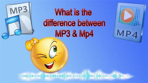 Mp3 Vs Mp4 : Difference Between Mp3 & Mp4 - YouTube