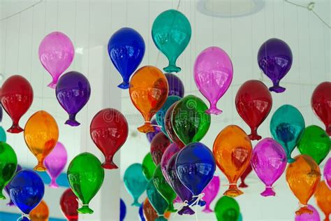 Glass balloons stock photo. Image of childish, present - 141504710