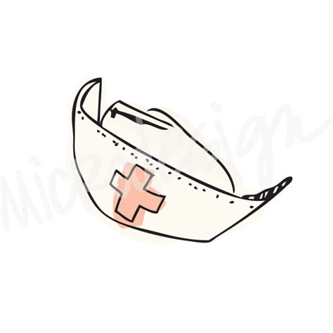 Nurse Hat Drawing at PaintingValley.com | Explore collection of Nurse Hat Drawing