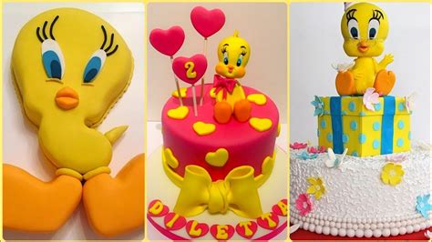 Amazing Tweety Themed Birthday cake Ideas || Tweety Bird birthday cake ...