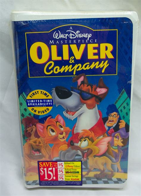 Vintage Walt Disney's Masterpiece OLIVER & COMPANY VHS - Etsy