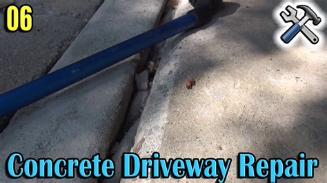 Concrete Driveway Repair - 06 - Edge Grinding - YouTube