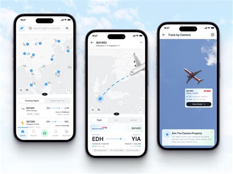 Flight Tracker App Exploration by Nuha Maulana Ahsan 🦅 for Vektora on Dribbble