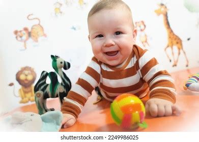 Portrait View Happy Cute Smiling Baby Stock Photo 2249986025 | Shutterstock