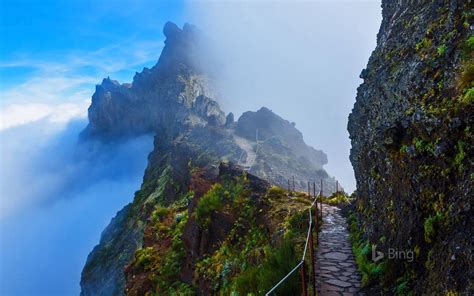 Mountain Trail ~ Madeira, Portugal | Bing | Mountain trails, Portugal ...