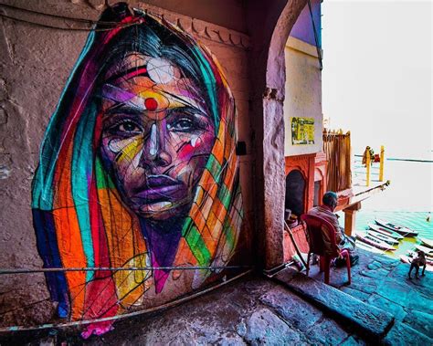 Street art by Hopare in India. | Street art, Murals street art, Urban art