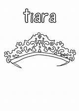 Beautiful Tiara In Princess Crown Coloring Page  NetArt sketch template