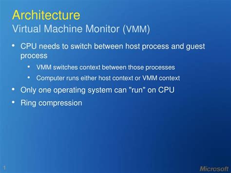 PPT - Architecture Virtual Machine Monitor ( VMM ) PowerPoint ...