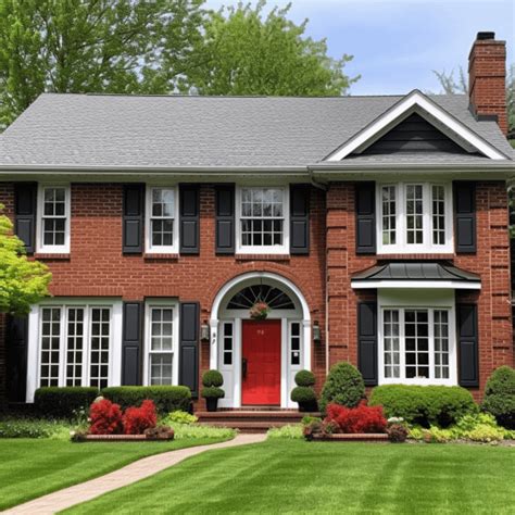 Choosing the Perfect Exterior Paint Color to Complement Your Red Brick ...