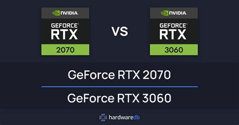 RTX 3060 vs RTX 2070: A Detailed Comparison