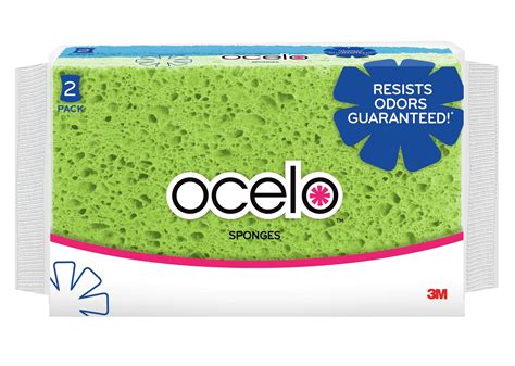 Scotch-Brite ocelo Anti-Microbial Utility Sponge Twin Pack, Bacterial ...