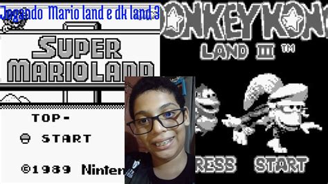 jogando super Mario land e donkey Kong land III parte 1 - YouTube