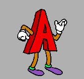 ARG! Dancing Cartoon Alphabet GIFs