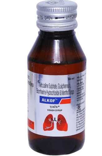 Alkof Cough Syrup - Tarbutaline Sulphate, Guaiphenesin, Bromhexine ...