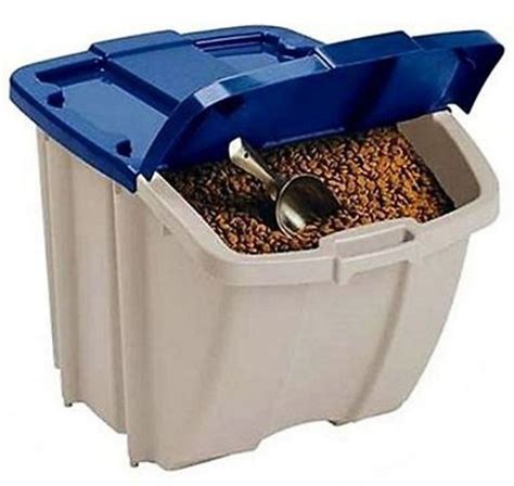 Food Storage Bin 50 Lbs Dog Container Pet Cat Animal Feeding 72 Quart Capacity… | Dog food ...