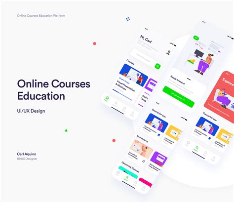 Online Courses Education - UI/UX Design | Behance :: Behance