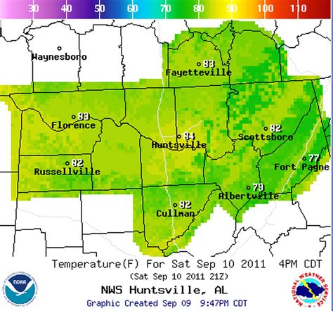 Sunny, warm weather forecasted for Huntsville on Saturday, with rain ...