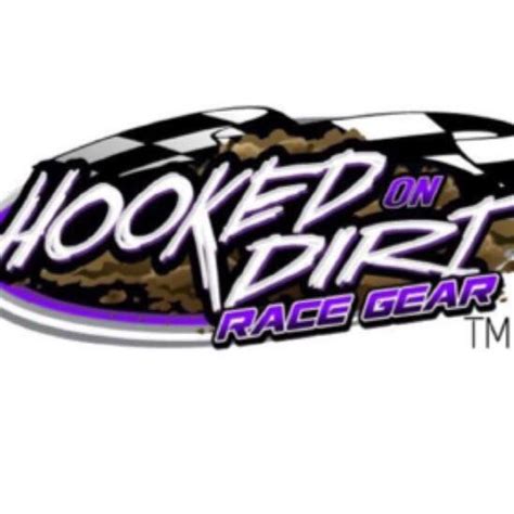 Our logo! www.hookedondirtracegear.com | Dirt track racing shirts, Dirt track racing, Dirt track ...